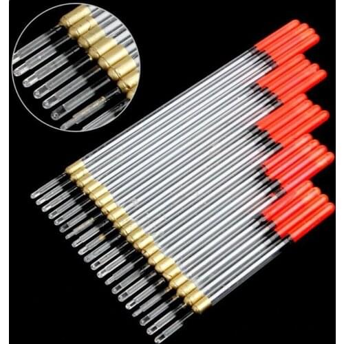 20 Clear Crystal Waggler Fishing Fish Floats Floating Float Stem Set Accessories 5 Fishing Tube Fishing Hollow Sizes H5I7