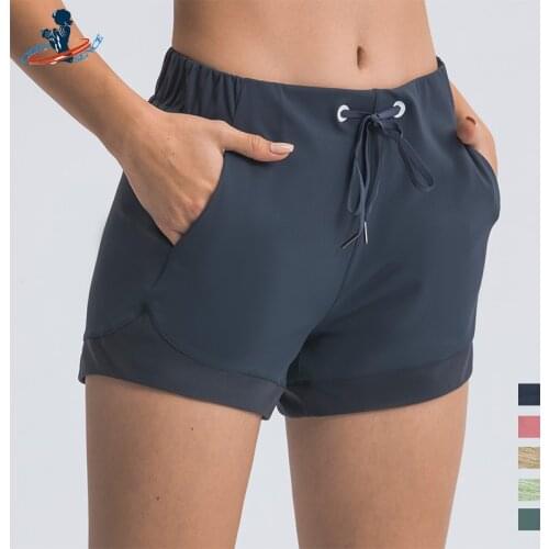 DEEPSENCE 2021 Womens Yoga Jogging Shorts Fashion Casual Sportwear Training Pants Female Gym Fitness Running Clothing