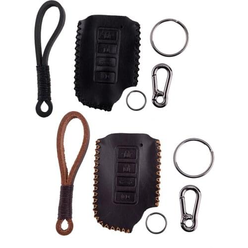 4 Buttons Car Remote Key Fob Shell Case Bag Holder Fit for Lexus IS GS RX ES NX LS RC LX SC NS GX RX270 ES250 NX200t E200 CT200h