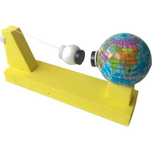 DIY Earth Moon Gravity Geography Model Kids Scientific Experiment Teaching Toys Kits Childrens Educational Toy