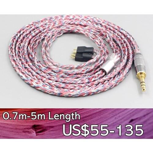 LN007595 16 Core Silver OCC OFC Mixed Braided Cable For Fitear To Go! 334 private c435 mh334 Jaben 111(F111) MH333 Earphone