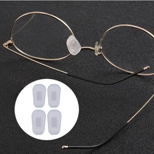 10 Pair Push-in Eyeglass Nose Pads Soft Silicone Air Cushion Glasses Replacement N7MF