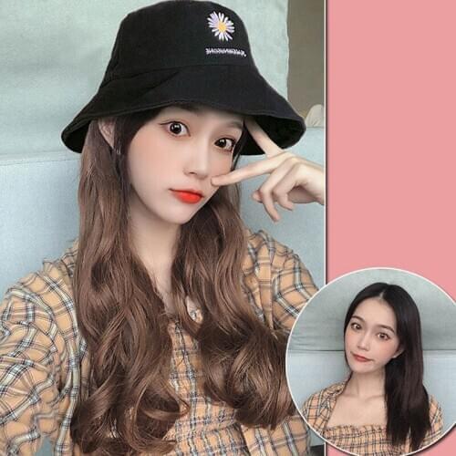 2020 New Hot Sale Womens Wig Casual Hat Female Ins Street Hood Bicycle Hat Leisure Golf Hat Bicycle Hat Outdoor Equipment