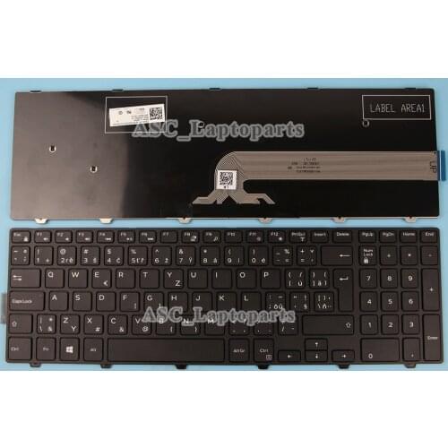 New Czech Slovak Keyboard for Dell Inspiron 15-7000 series 7557 7559 Latitude 3550 3560 3570 3580 3588 Black Frame Black