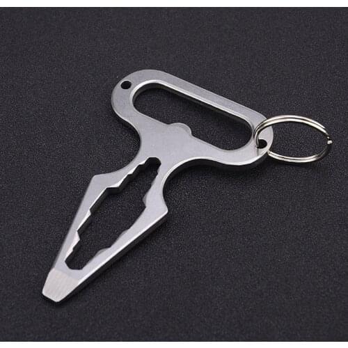 Outdoor EDC Stainless Steel Bottle Opener Self Defense Stinger Personal Protection Tool Weapons Combination Wrench Tools
