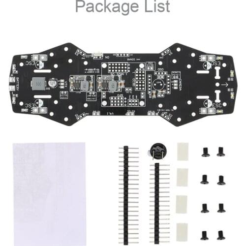 Power Distribution Board PDB 5V/12V BEC Buzzer LED Support OSD for F3 CC3D/NAZE32 Flight Control of QAV250 ZMR 250 FPV RC Drone