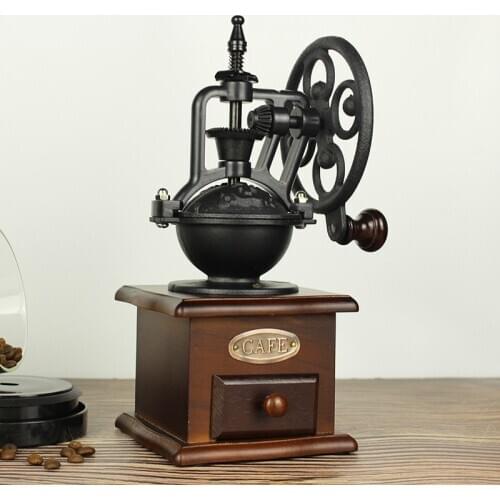 Portable adjustable coffee grinder home mini manual coffee make
