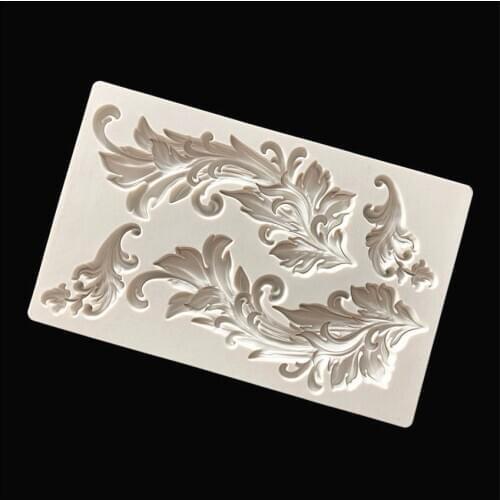 DIY Sugar craft Cake Vintage Petal lace Silicone Mold Fondant Mold Cake decorating Tools Gum paste Mold