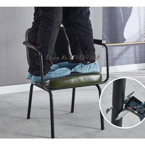 Industrial style chair American wrought iron cafe bar metal designer casual loft chair creative retro dining chair