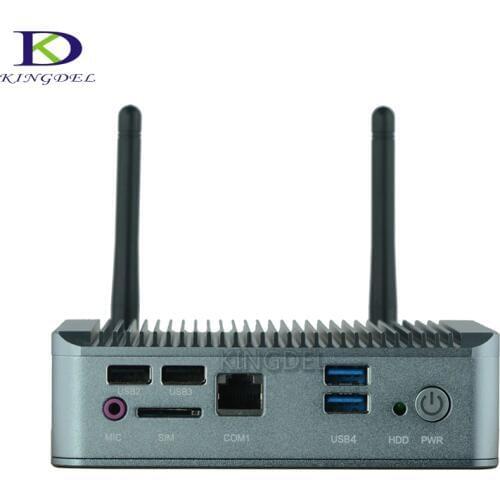 Factory Sale Nano Bay Trail Fanless Mini Computer Dual core J1800 Mini PC with Dual LAN X86