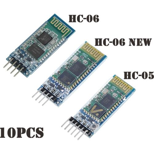 10PCS hc-06 HC 06 RF Wireless Bluetooth Transceiver Slave Module RS232 / TTL to UART converter and adapter hc-05 HC 05