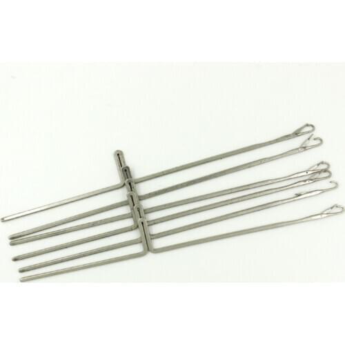 50Pcs/Sets Tee Crochet Needle Single Head Crochet Textile Tool Knitting Machine Needles Crochet Hook Parts