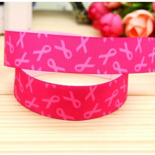 7/8'' Free shipping aids tie printed grosgrain ribbon hairbow headwear party decoration diy wholesale OEM 22mm P5332
