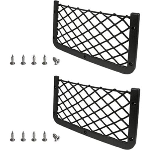 AU04 -Bus Storage Bag Seat Bus Rear Net Pocket Rear Storage Bag Storage Net Camper Car Storage Bag