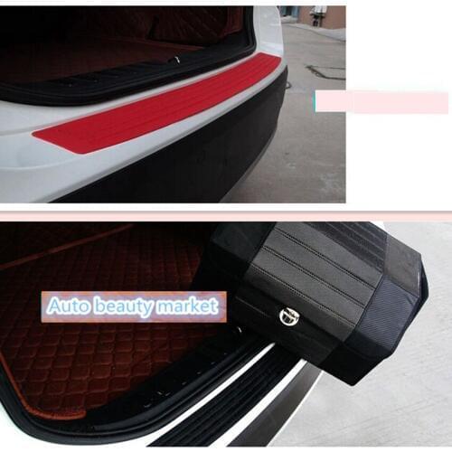 Car Styling Rear Bumper Protection rubber sticker for Volkswagen VW Polo Passat B5 B6 CC GOLF 4 5 accessories