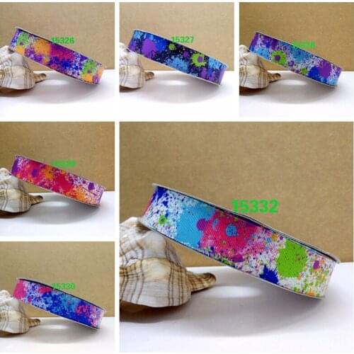 Free shipping 50 yard cartoon printed grosgrain ribbon 15332