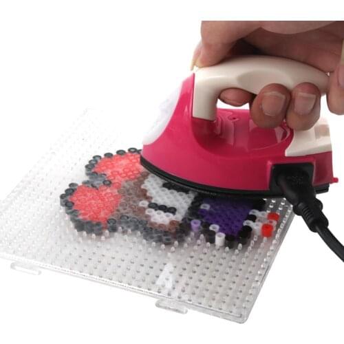 Household Bederoom ClothesCute mini Electric Iron Portable Sewing Travel Clothes Supplies Crafting Craft P4T2