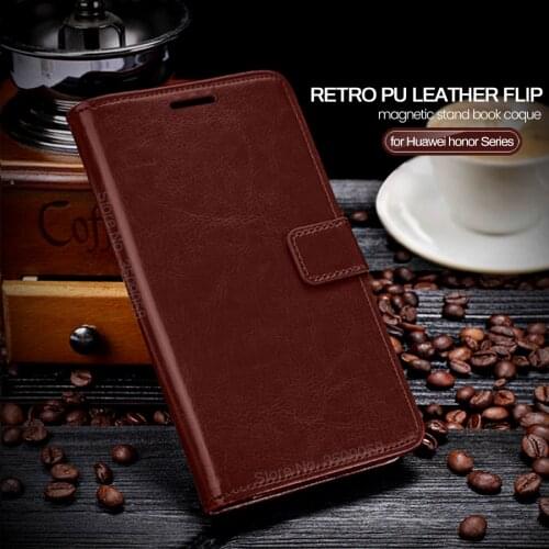 Pu leather flip for honor 9a 9s 9c 20 10 light 30 30s 20s 10i huawei y8p y7p y6p y5p 2020 p40 p30 p20 lite pro case cover stand