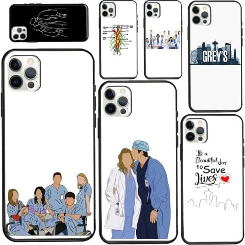 Greys Anatomy Case For iPhone 11 Pro Max XS X XR 8 7 Plus SE 2020 Funda For iPhone 12 Pro Max mini Case