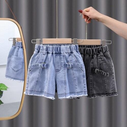 Girls Denim Shorts Teenagers Summer Lace Short Pants Kids Beach Clothes Childrens Shorts For Teenage Girls