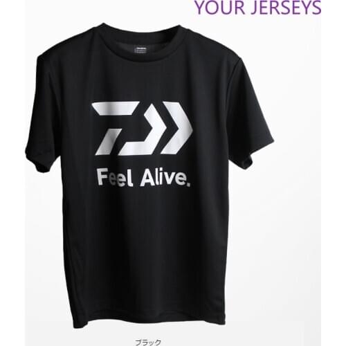 Daiwa Tshirt Brand New Fishing Polo Tee Quick Dry Breathable Sports Outdoor Men Clothing Short Sleeve Top