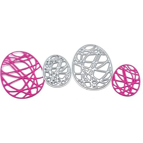 Julyarts Easter Egg Dies 2021 Metal Die Cut Craft Cutting Dies Card Making DIY Scrapbooking Album Paper Card Embossing