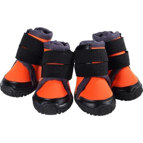 Dog Sneakers Outdoor Sports Dog Boots Waterproof Climbing Hiking Nonslip Dog Shoes for Small Medium Large Sized Dogs
