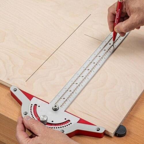 20" Adjustable Woodworking Edges Ruler Woodworking Edges Ruler 0-70 Degree Adjustable Protractor Angle Finder Ruler High precise