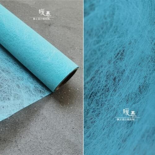 Linear Texture Fabric Blue Green DIY Patches Artificial Flowers Decor Photo Props Background Clothes Creative Designer Fabric