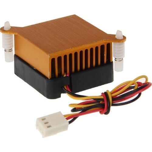 PC Northbridge Chipset Aluminium Cooler Heatsink 40mm Fan For 3D Printer Cooling H4GA