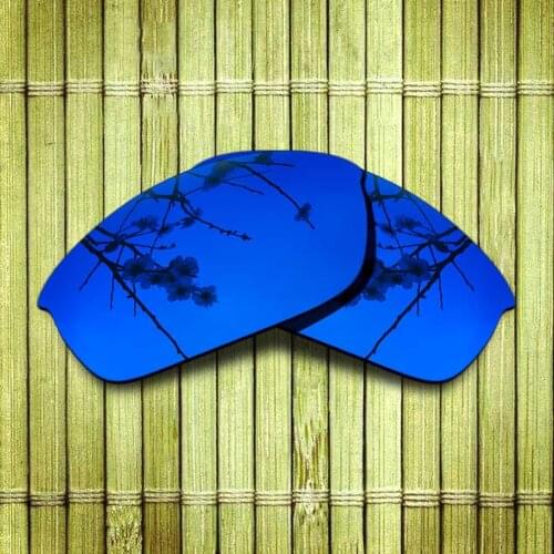 Polarized Replacement Lense For-Oakley Flak Jacket Sunglasses Frame True Color Mirrored Coating - Violet Options