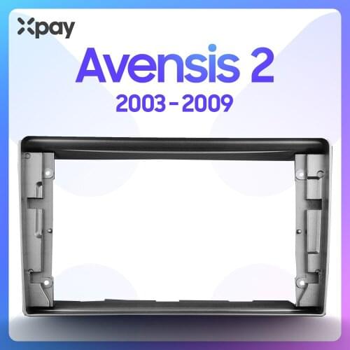 XPAY 9-inch 2din car radio dashboard is suitable for Toyota Avensis 2 2003-2009 stereo panel, suitable for teyes car radio DVD f