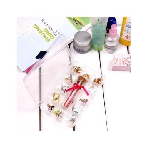 Transparent receive case with cover storage box 15cases 17.5*2*10CM Free shipping