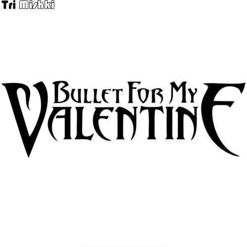 Tri Mishki HZX706# 30x9.5cm love word bullet for my valentinf car sticker auto Windscreen Vinyl Decals Accessories Car Sticker