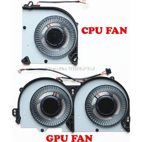 Laptop CPU GPU Fan For CLEVO P960 P970 P950EN P970EX BS5205HS-U3Z RTX2060/70/80 DC 5V 0.5A 4PIN