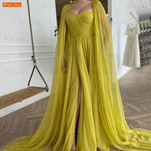 WEIJIA Womens Evening Chiffon Dresses