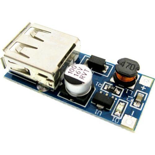 DC-DC USB Output charger step up Power Boost Module 0.9V ~ 5V to 5V 600MA USB Mobile Power Boost Board blue