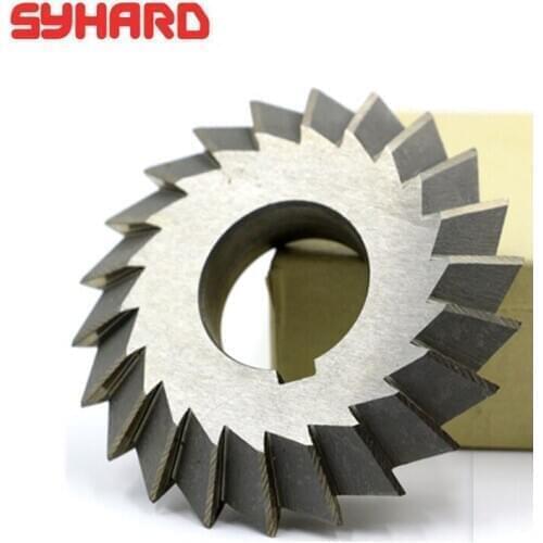 2pcs/lotHSS Non-Standard Single Angle Milling Cutter Gear Milling Cutter diameter 45 60Angle 30 45 60 75 90 Angle milling Cutter