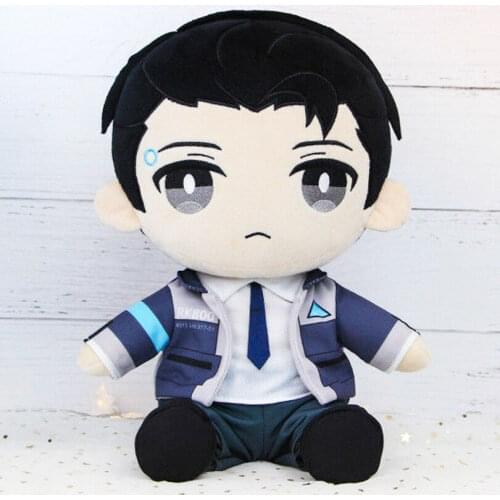 30cm Game Detroit Become Human RK800 Connor Soft Plush Toy Dolls Stuffed Pillow Cartoon Doll Cosplay Prop Xmas Gift In Stock