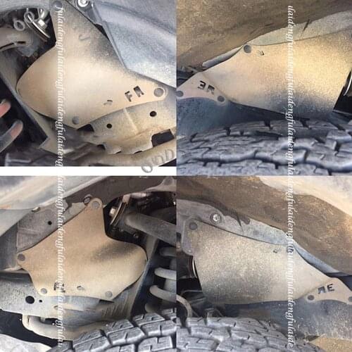 4pcs Apron For Toyota Land Cruiser Prado FJ120 2003-2009 Fender Liner Seal Skirt Mudguard Car Styling Accessories