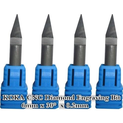 6mm*30degree*0.2mm,Freeshipping cnc solid carbide end mill,machine insert bit,diamond flat bottom engraving bit,marble, stone