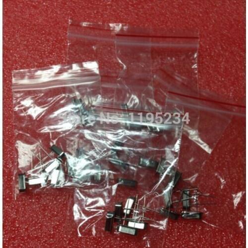 7valuex10pcs=70pcs 32.768K 6MHZ 8MHZ 11.0592M 12MHZ 16M 20MHZ passive quartz crystal oscillator, crystal resonator