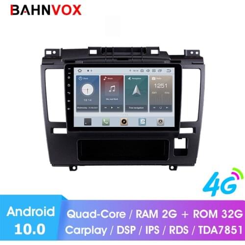 9" Android 10.0 RAM 2G ROM 32G Car GPS DVD Player For Nissan Tiida 2005 2010 Car Radio Multimedia Navigation Stereo Auto Video