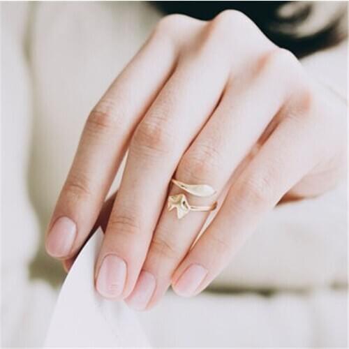 American popular hot style, lovely personality fox adjustable ring to send friends gifts