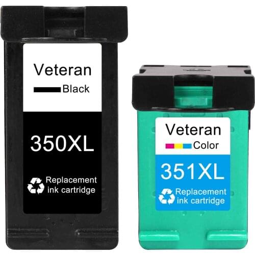 Veteran 350XL 351XL Ink cartridge replacement for hp 350 351 hp350 D4200 D4245 D4360 J5700 J6400 C4205 C4340 C4410 C4524 C5240