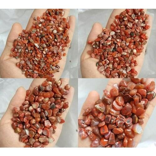 100g Pure natural Red agate gallet stone material sardonyx