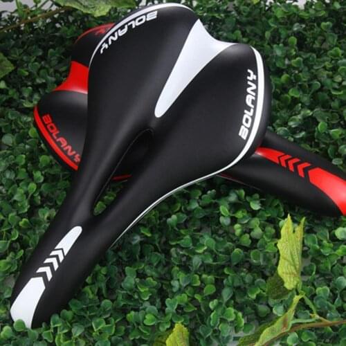 Breathable Chromium Molybdenum Steel Ergonomic Shock Absorption Bike Saddle for Mountain Bike