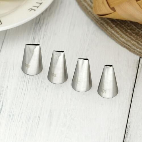 Leaf Shape Piping Nozzle Set Cream Icing Tips For Cake Cupcake Decorating Nozzles Creat Small SIze Leaves Shaped