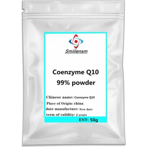Hot sale Coenzyme Q10 powder Co-Q10 adjustable women/men sex Improves immunity Anti-Aging As a strong antioxidant free shipping