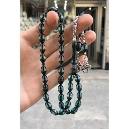 Islamic Tasbih Muslim Rosary Beads 33 Prayer Rosary For Men Bracelet For Men Accessory amber oltu amber stone Handmade Turkey